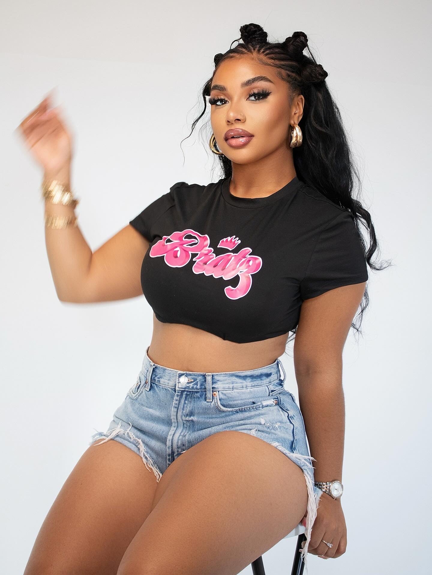 Crop Top  Bratz noir