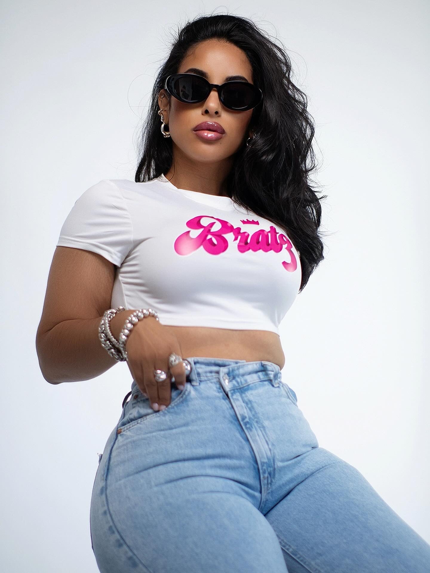 Crop Top Bratz Blanc