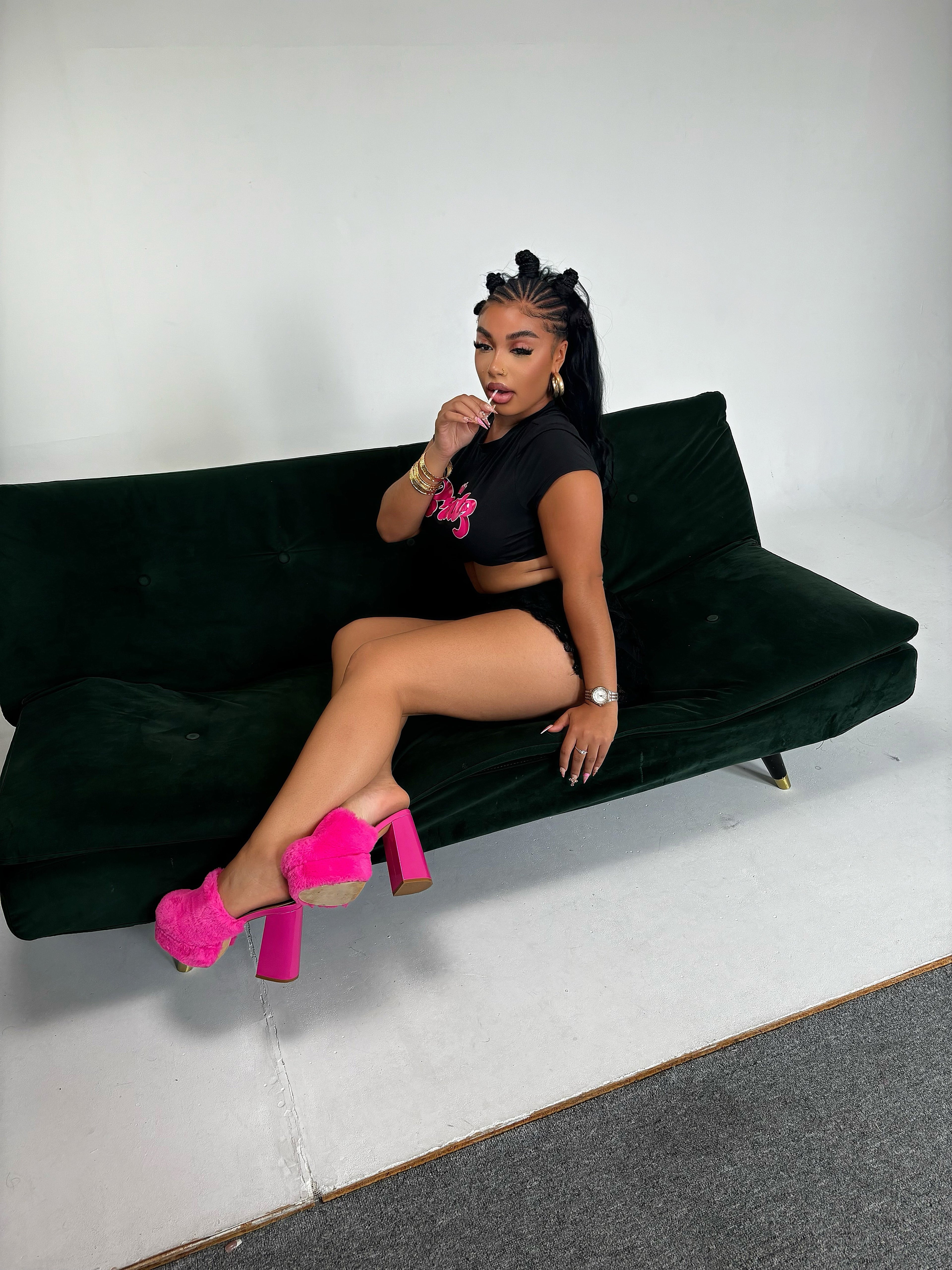 Crop Top  Bratz noir