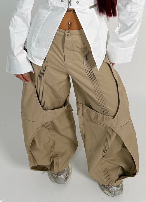 Bratz Ballon Pants-Beige