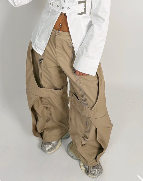 Bratz Ballon Pants-Beige