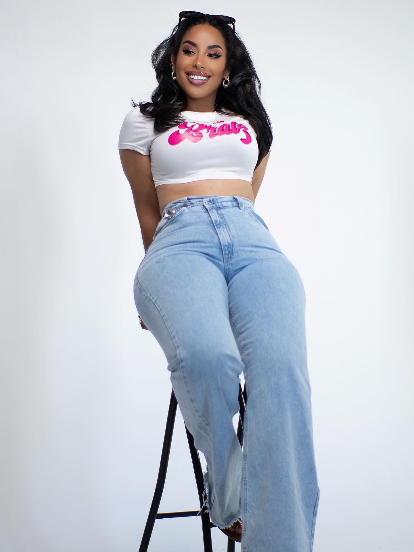 Crop Top Bratz Blanc